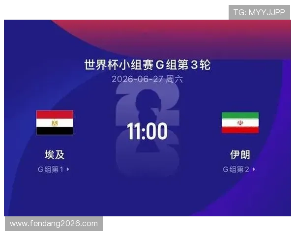 2026年世界杯埃及VS伊朗比赛实时数据追踪与赛后统计分析报告